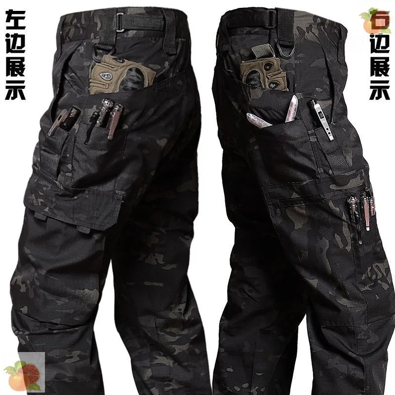 2024Outdoor Military Fans Archon Tactical Trousers Waterproof Overalls Multi-pocket American Functions Attack Assault Pants Men