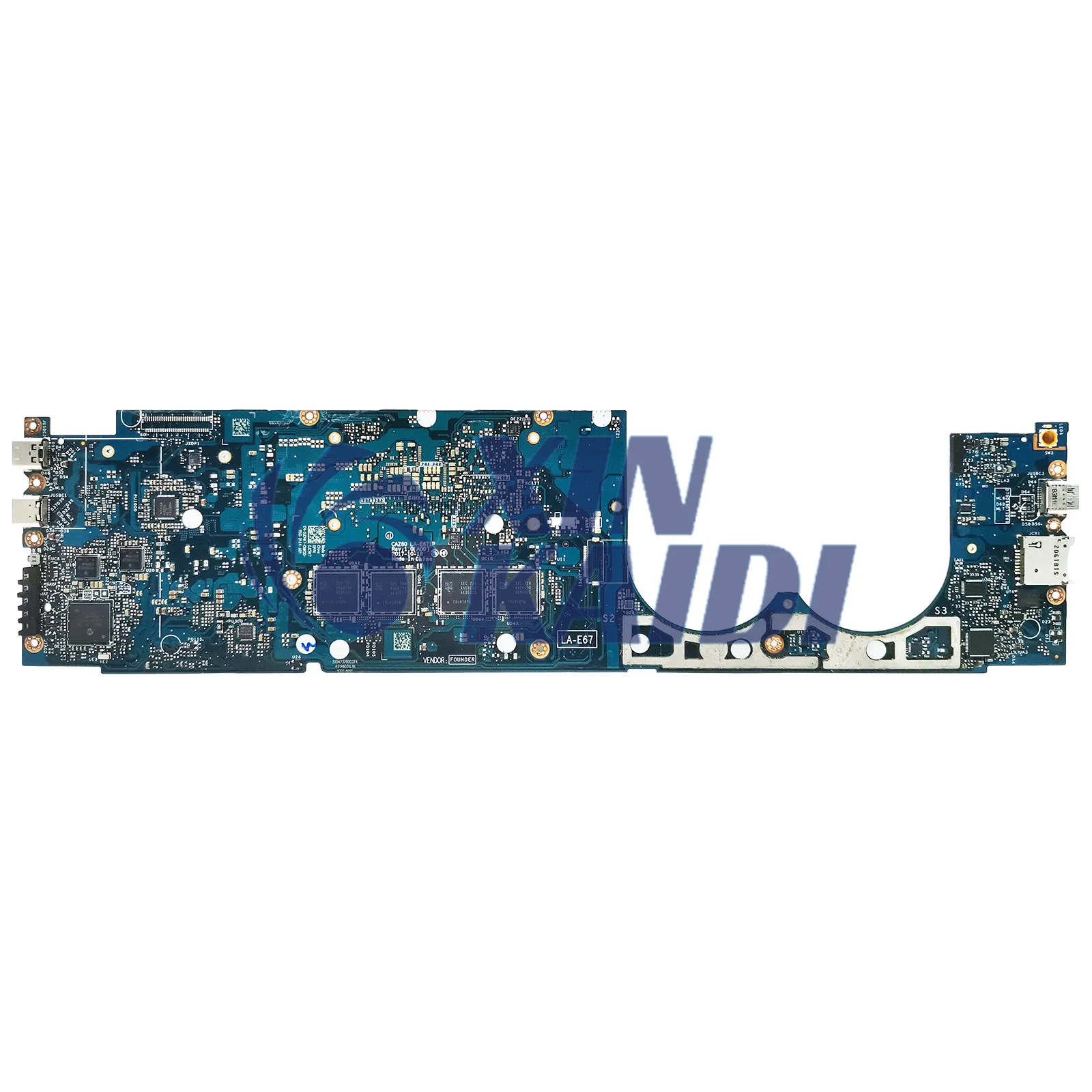 Материнская плата для ноутбука DELL XPS13 9370 N01X1 LA-E671P CN-0N01X1, материнская плата компьютера с I5 I7 8th CPU 8G 16G RAM, системная плата