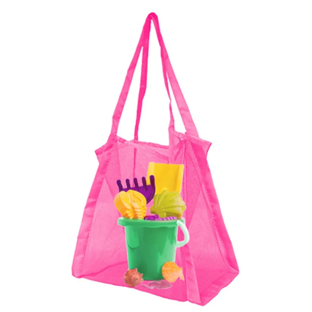 Travel Tote Bag Versatile Beach  Bag Portable Storage Bag Solid Color For Beach Children s