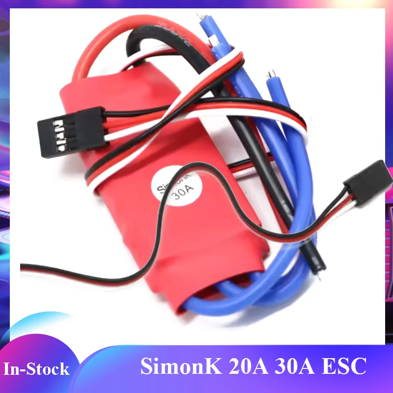 

SimonK 20A 30A ESC Dual-Range Combo - Brushless Motor Speed Controller 2-4S LiPo Support for RC Drones/Quadcopters