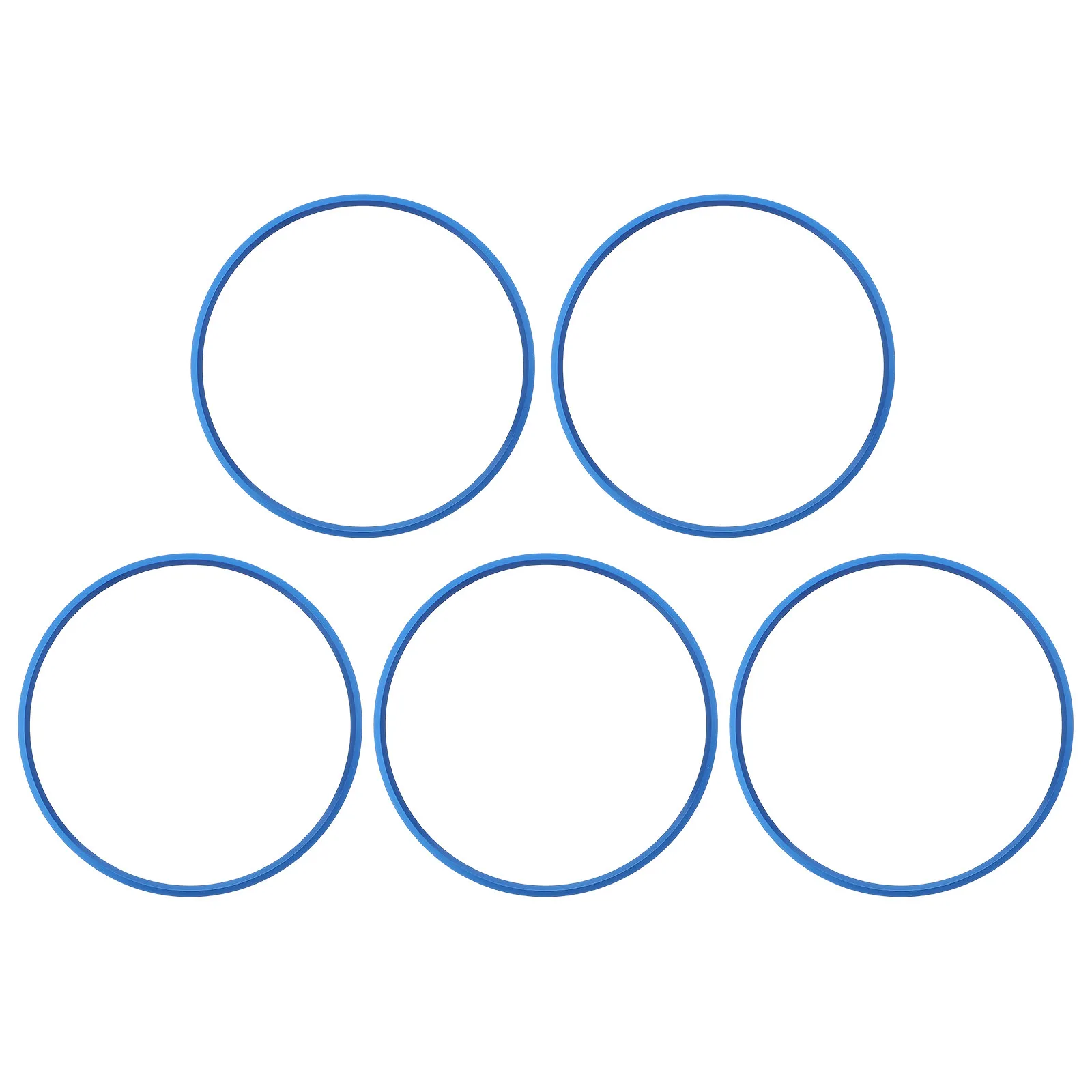 

5Pcs Car Air Conditioning Vent Ring Aluminum Alloy Air Outlet Cover Decorative Trim for Auto Interior Aesthetic Improvement