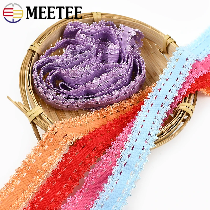 

20Yards 20mm Soft Elastic Band Double Lace Trim Clothes Dress Rubber Bands Underwear Bra Strap Stretch Tape Sewing Accessories