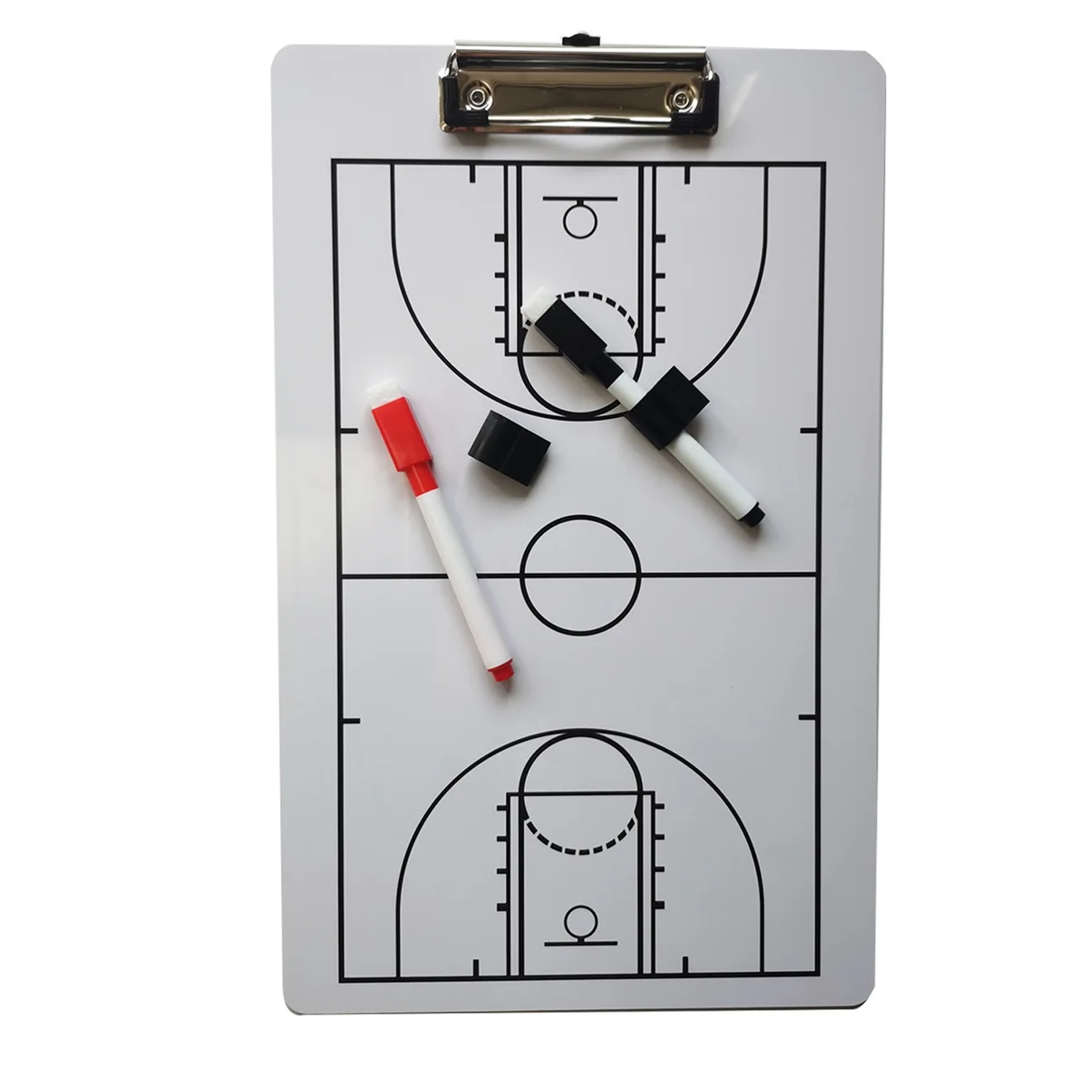 Coach Board Dry Erase Coaching Board Double Sided Design Strategy Board Whiteboard for Basketball