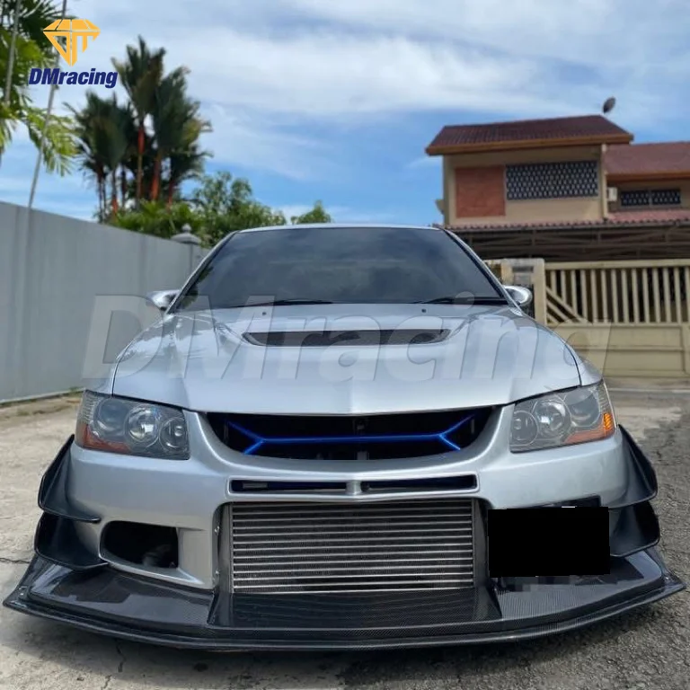 Volte Style Glass Fiber Front Lip for Mitsubishi Lancer Evolution Evo 7 8 9 Body Kit
