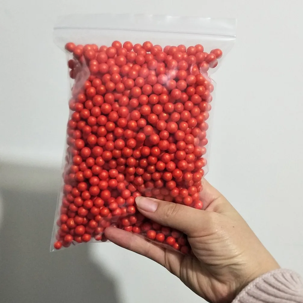6–8 mm bunte Mini-Schaumperlen, Pellets, mehrfarbige Schaumstoffkugeln, Styropor-Styropor-Füller, Blasenkugel, Hochzeit, Party-Dekoration – Detail 18