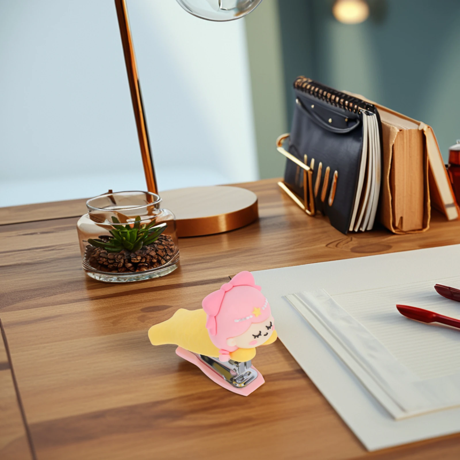 

Mermaid Mini Stapler Cute Portable Handheld Stapler for Student Office Classroom Decorative Small Stapler