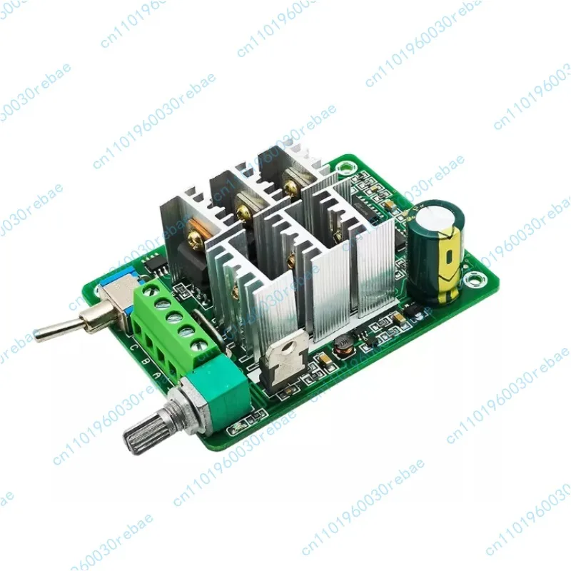 Three-phase Brushless DC Motor Control Board Driver DC5-36V/15A Forward and Reverse Inductionless Speed Controller