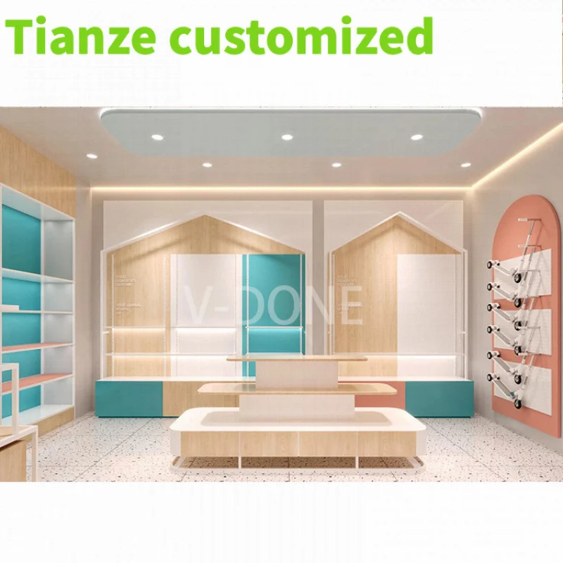 

Customized-clothing rack apparel retail nesting table clothes shelving garment display rack clothing store furniture