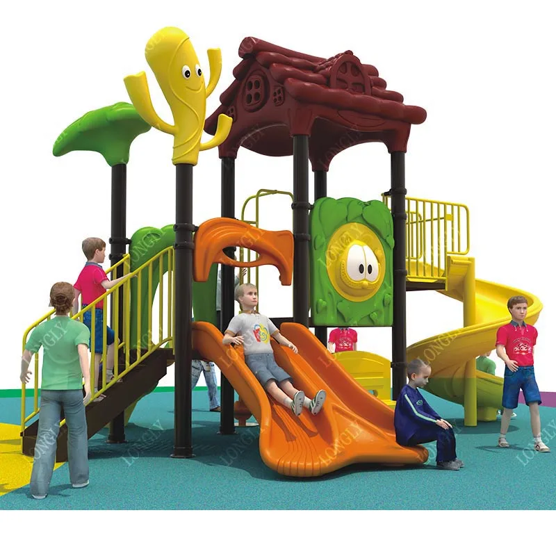 

Outdoor Playground Plastic Slide for Kids Preschool Facilities for Garden School Sports Park Residential Areas-Made of LLDPE