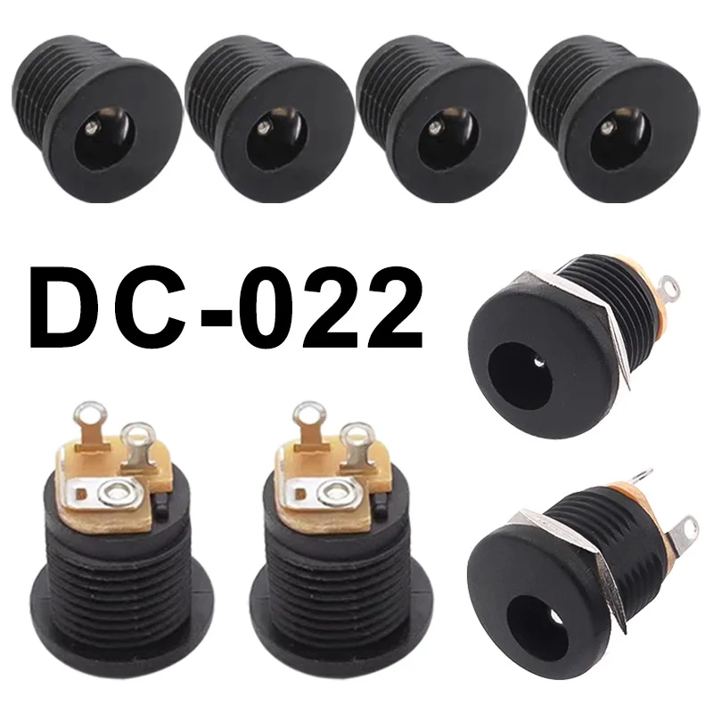 10 Stücke DC Stecker 5,5x2,1mm DC Power Stecker Männlich Weiblich Jack Buchse 2,5mm DC Power Adapter Stecker