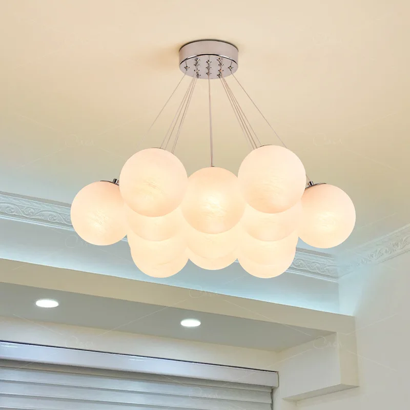 Planet Living Room Chandelier Main Light Cream Wind Magic Bean Dining Room Balloon Light Bedroom Children's Room Dream