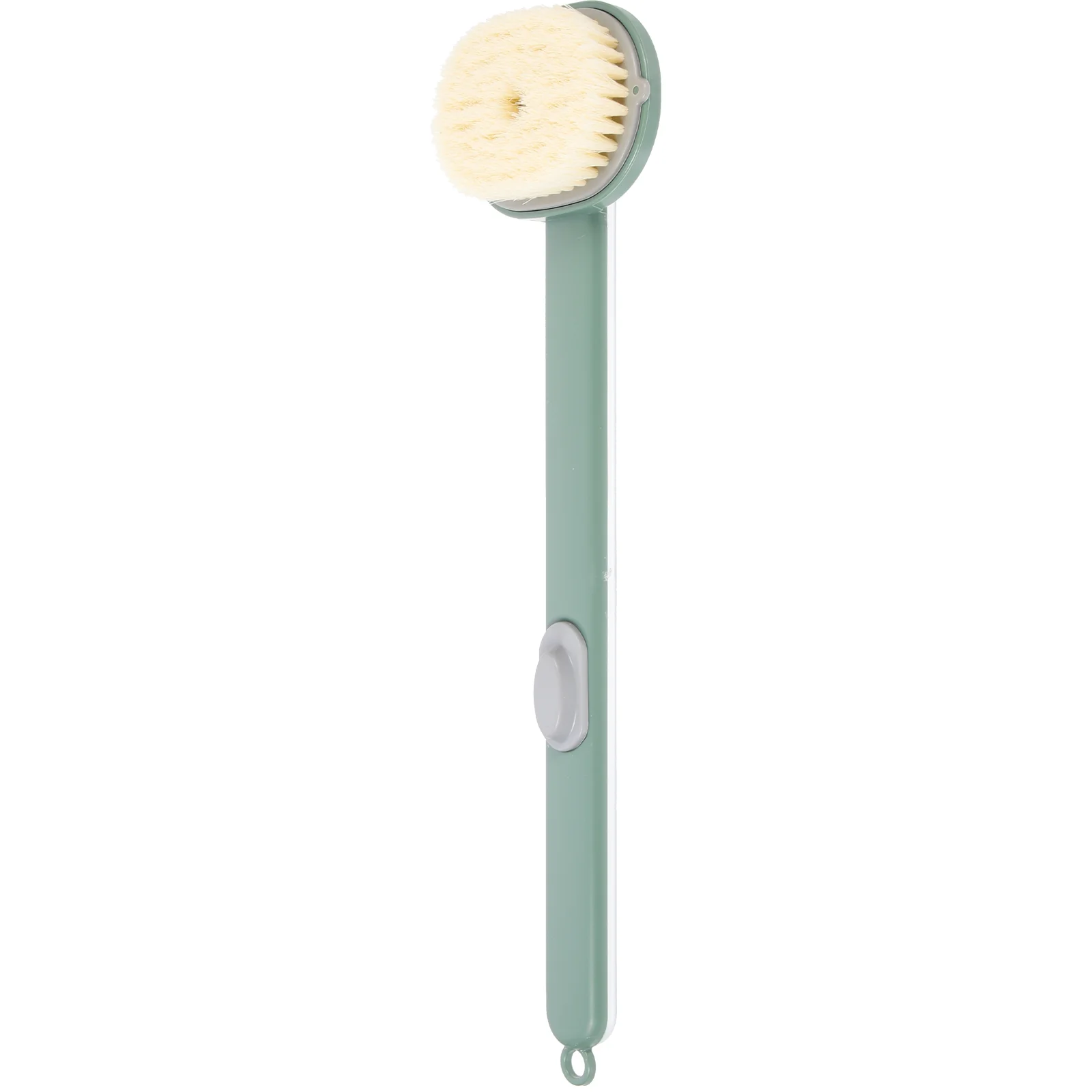 Long Handle Bath Brush Green Shower Body Bathing Exfoliating Portable Back Scrubber