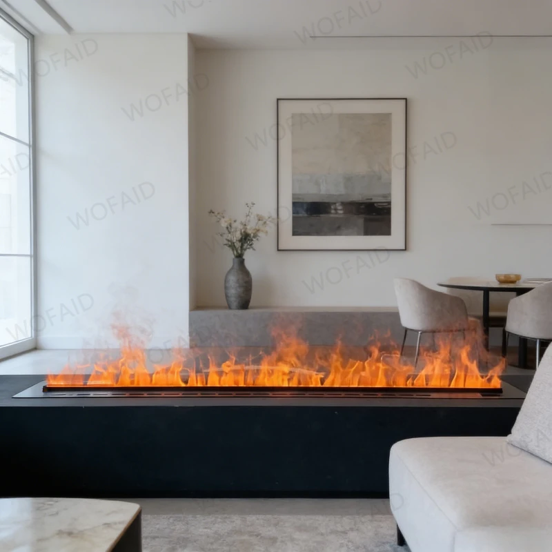 

Large 150cm Water Vapor Fireplace No Heat Modern Luxury Decor garden effect fireplace mist Top Selling 3D Water Vapor Fireplace