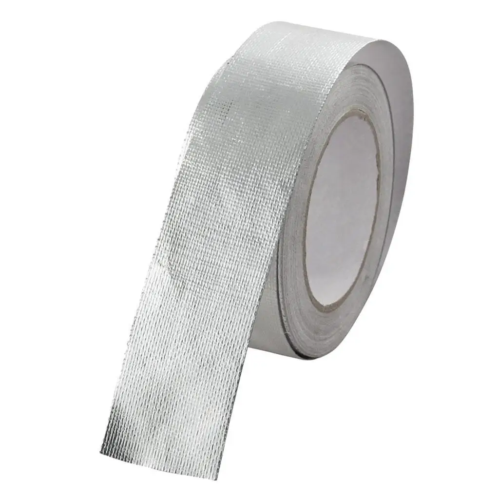 Aluminum Foil High Temperature Heat Heat Tape Roll Silver 2