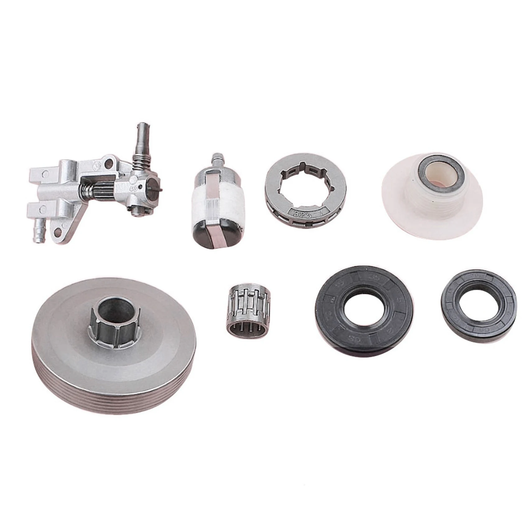 

A20F-3X Clutch Sprocket Rim Drum Oil Pump Worm Gear For Chinese 4500 5200 5800 45Cc 5 Oil Seal Fuel Filter Line Chainsaw Part