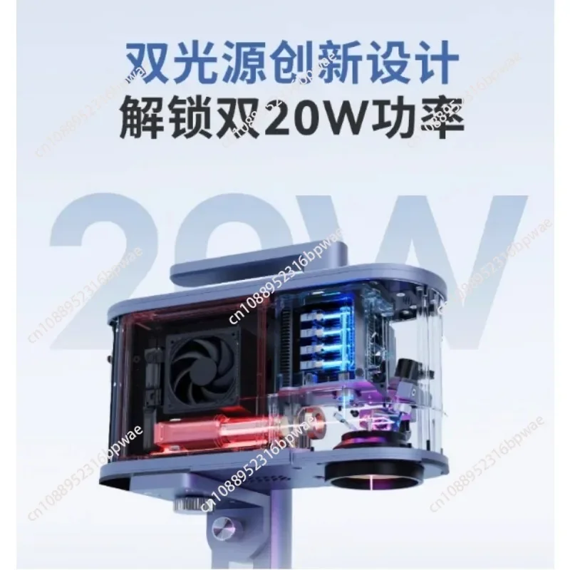 Macchina per incisione laser Woodpecker di quinta generazione Piccola macchina per incisione portatile per marcatura di fibre metalliche