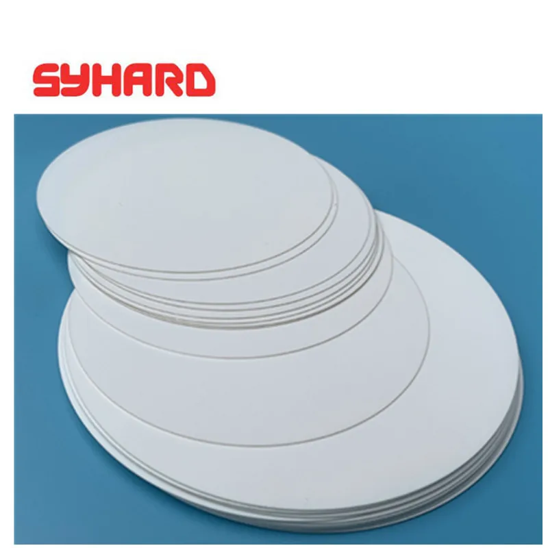 5pcs/lot Aluminium Oxide Ceramic Sheet  Round Shape 100x0.3mm 120x0.635mm Ceramic substrate Insulation Boards