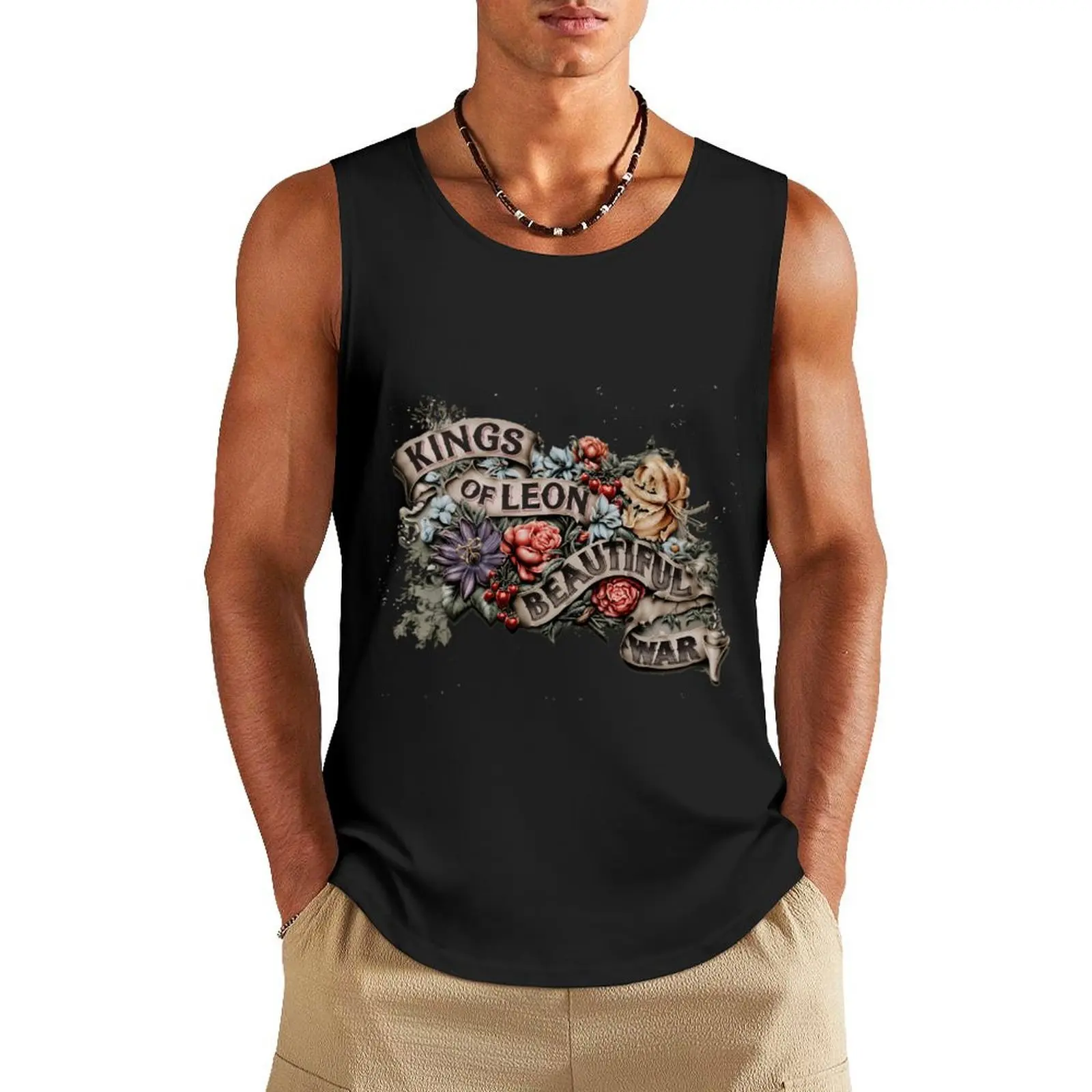 

Kings Of Leon Is An American Rock Band Tank Top men gym anime summer clothes man 2025 t-shirts man