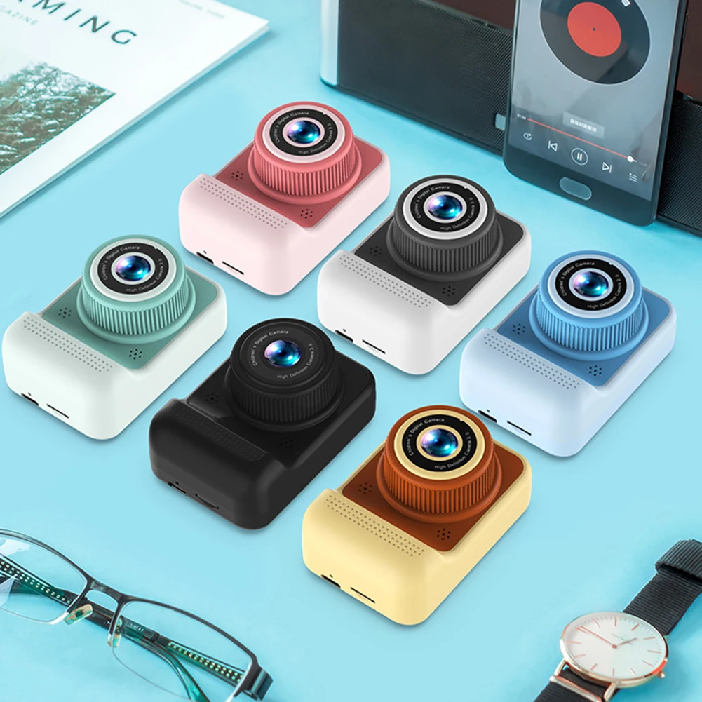 Mini Câmera Digital para Crianças, Alta Definição, Anti-Shake, Lovely Gift, 2.0 Polegada