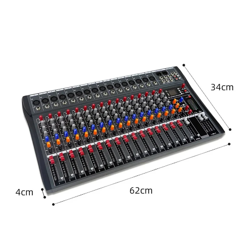 Picture 7: CT160S professional 16 channel mixing console with USB Bluetooth reverb effect for stage performance, can be monitored and tuned