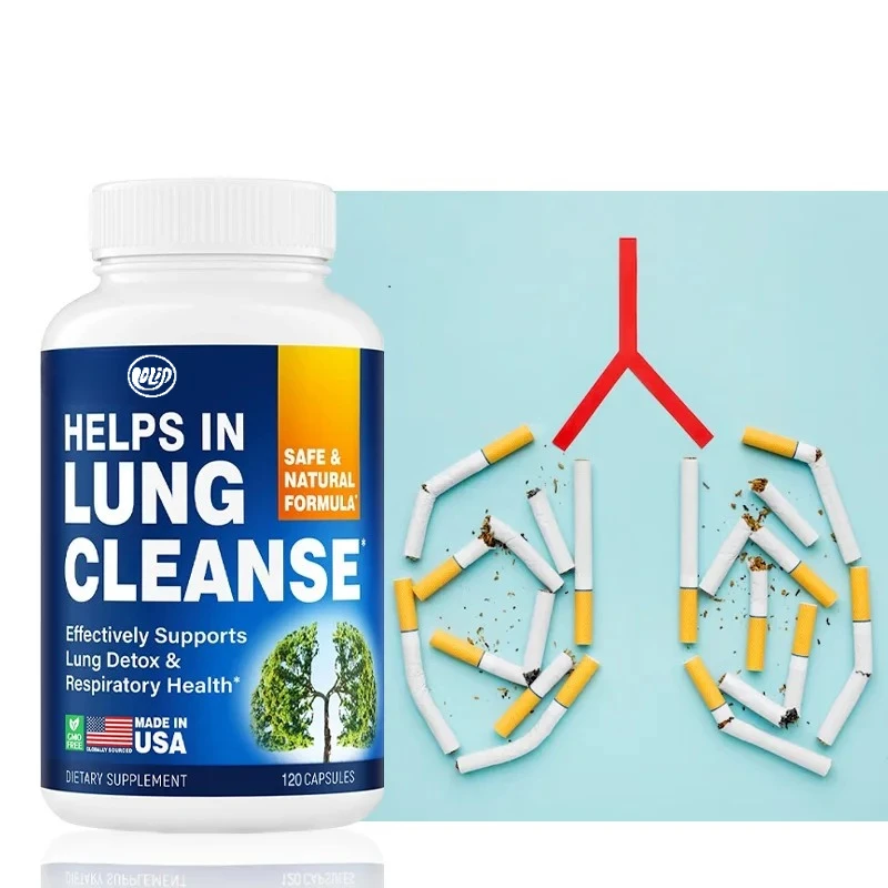 

Made In The USA Smoking Quit Aid - with L-Tryptophan To Help Clear Lungs & Quit Smoking - Stress Relief