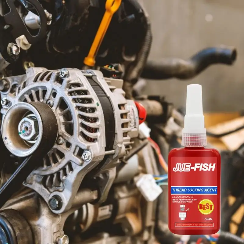 Thread Locker Red 243 Oil Tolerant Red Screw Glue Screw Lock Anaerobic Adhesive Thread Locking Agent Threadlocker Loctite