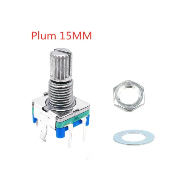 New Original EC11 Rotary Encoder with Switch Shank Length 15mm/20mm Plum Shank Half Shaft 20 Pulses Digital Signal Potentiometer