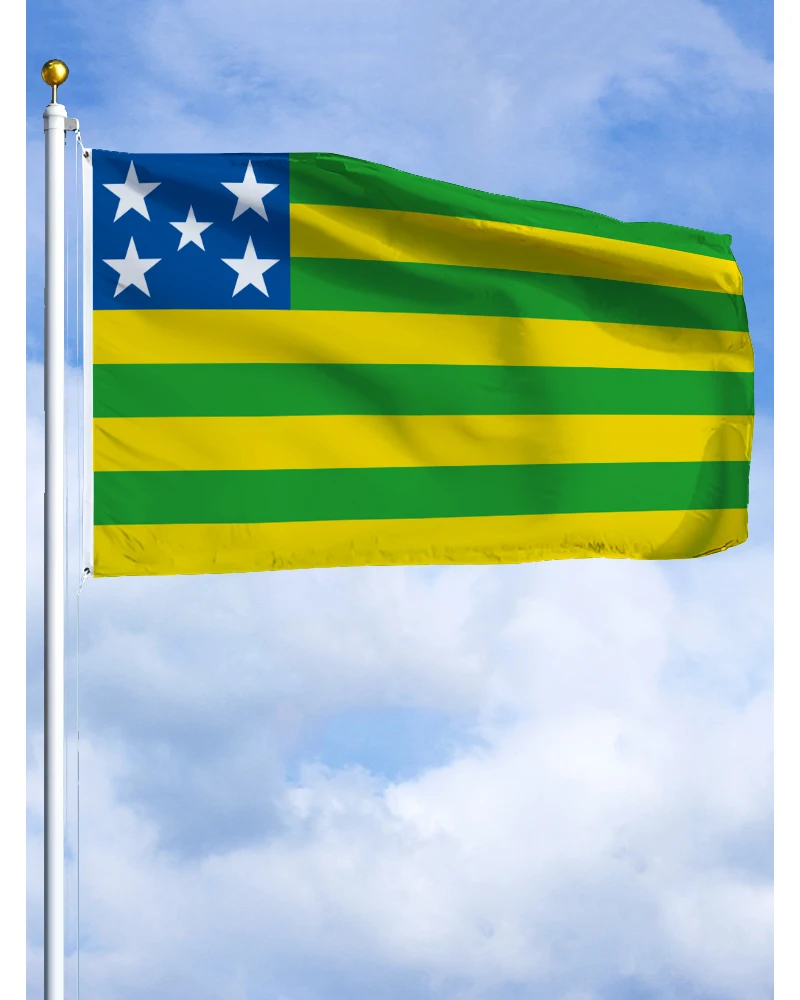 60×90 90x150 120×180CM Goiás Goias Emblem Flag Polyester Printed Banner Tapestry For Decor