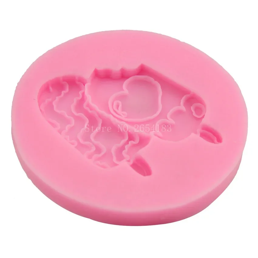 ไอศกรีม lolly ซิลิโคน Fondant สบู่ 3D แม่พิมพ์เค้ก Cupcake Jelly Candy ช็อกโกแลตตกแต่งเบเกอรี่เครื่องมือแม่พิมพ์ FQ2186