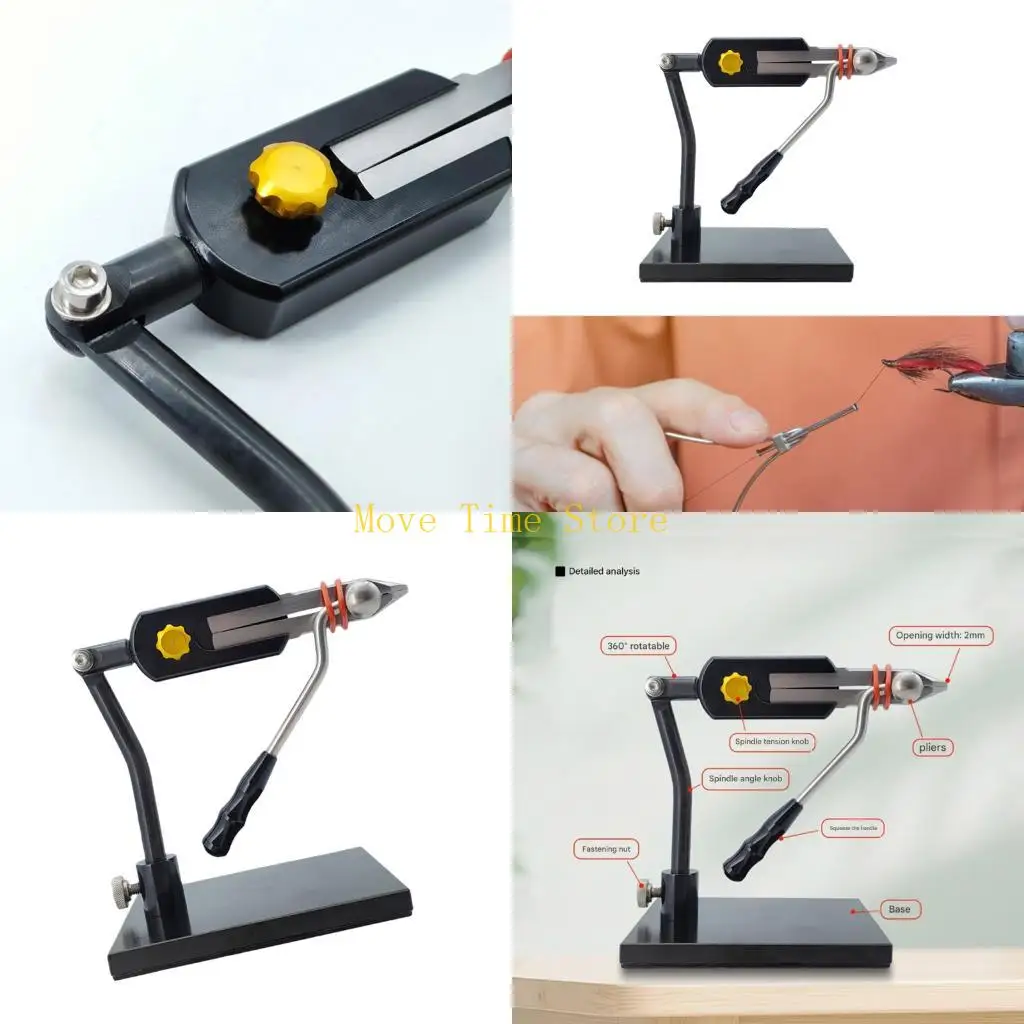 

92ME Alloys Рыболовные тиски Поворотные устройства на 360 градусов Портативные устройства для уличного творчества