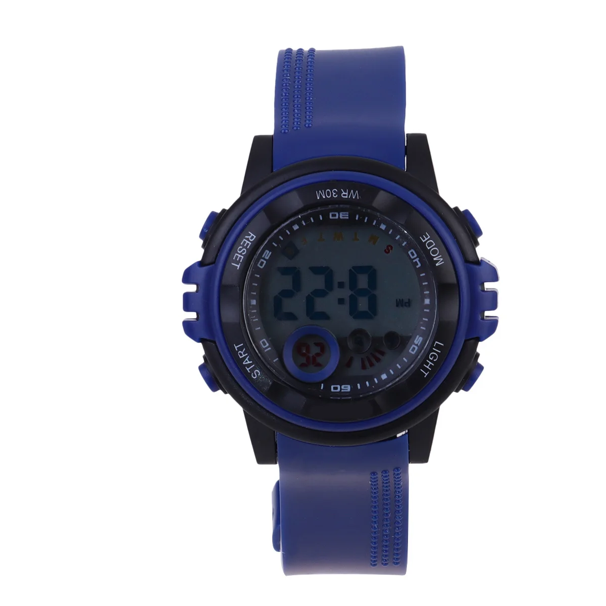 1 шт., детские водонепроницаемые цифровые часы, регулируемая пряжка из нержавеющей стали, уличные светящиеся электронные часы для детей, мальчиков и девочек