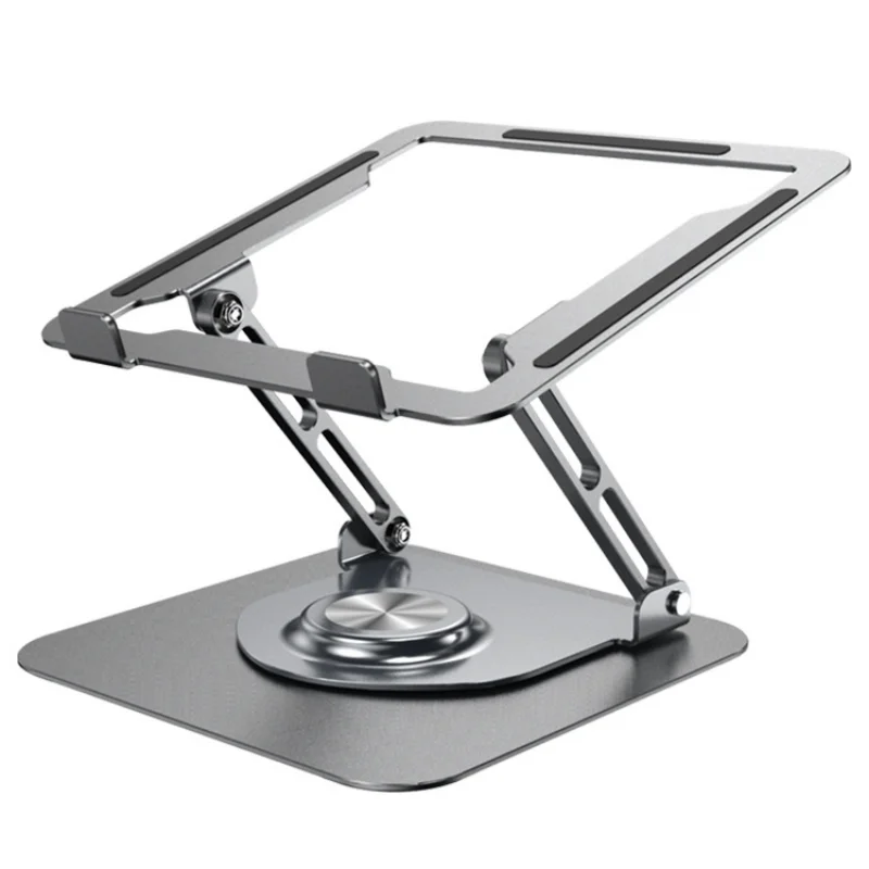 360° Rotating Laptop Stand Base Height Adjustable Aluminum Foldable Notebook Stand for MacBook All Laptops 10-17.3