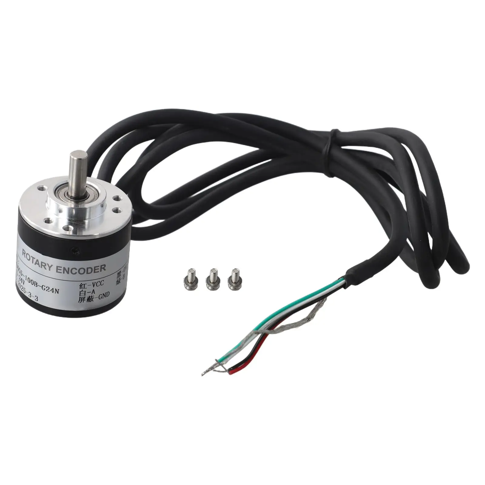 38*35.5mm Incremental Encoder 3 Phase Motion for Control Encoder 0-20KHz Response Frequency 5000 R min for maximum