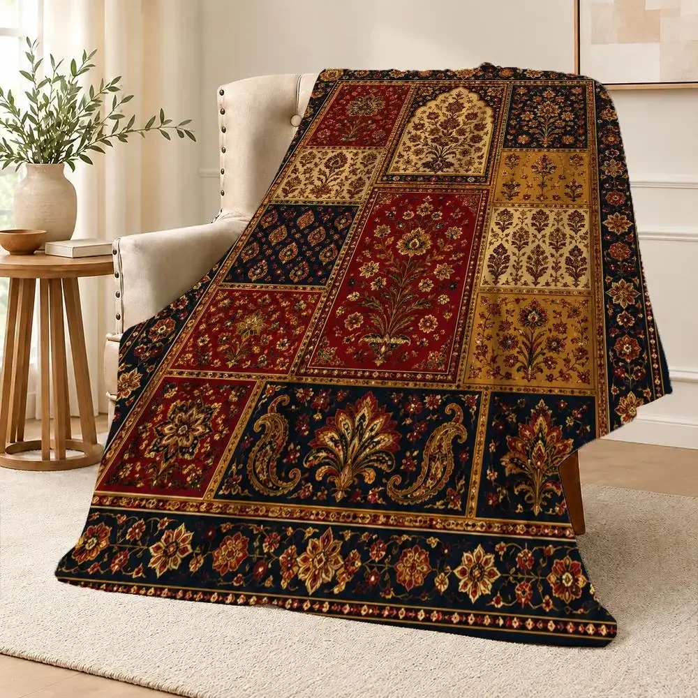 Solid Color Vintage Nordic Minimal Scandinavian Retro Design Throw Soft Flannel Throw Blanket Warm for Couch Bed Sofa Cozy