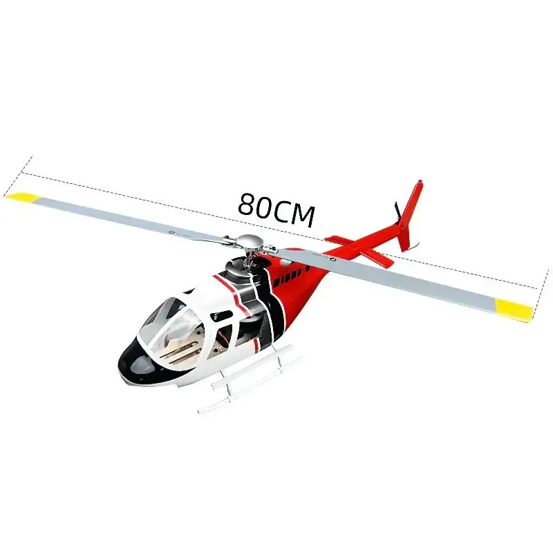 450 Size Bell 206 6CH Brushless GPS Two Blade BNF RC Scale Helicopter With H1 Flight Control