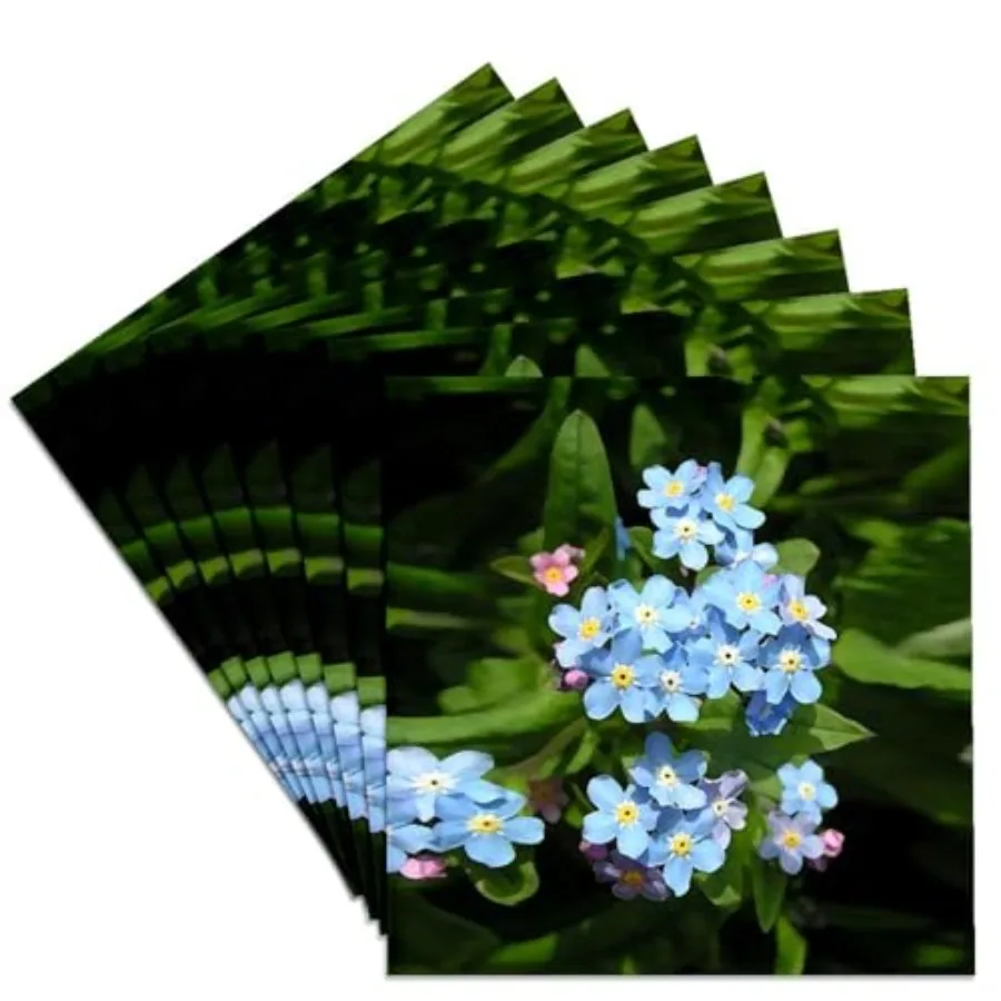 

CST_4193_4 Набор керамических подставок под кружки Forget Me Not, 8 шт.