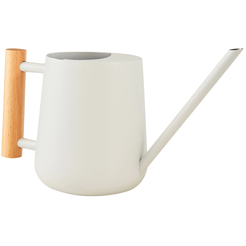 

Stainless Steel Watering Can 900ML White Long Spout Durable Metal Plant Mister for Indoor House Plants Gardening Easy Refill