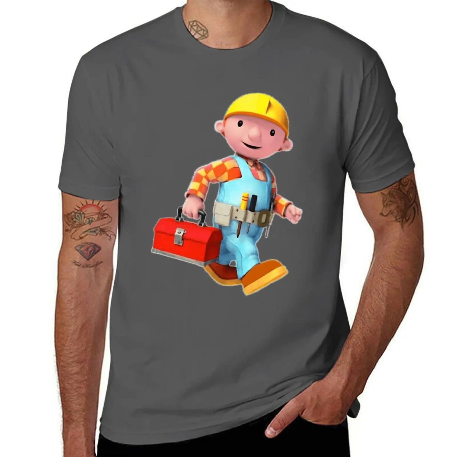 

Bob The Builder Classic T-Shirt anime t shirts oversize cotton t shirt pack T-Shirt