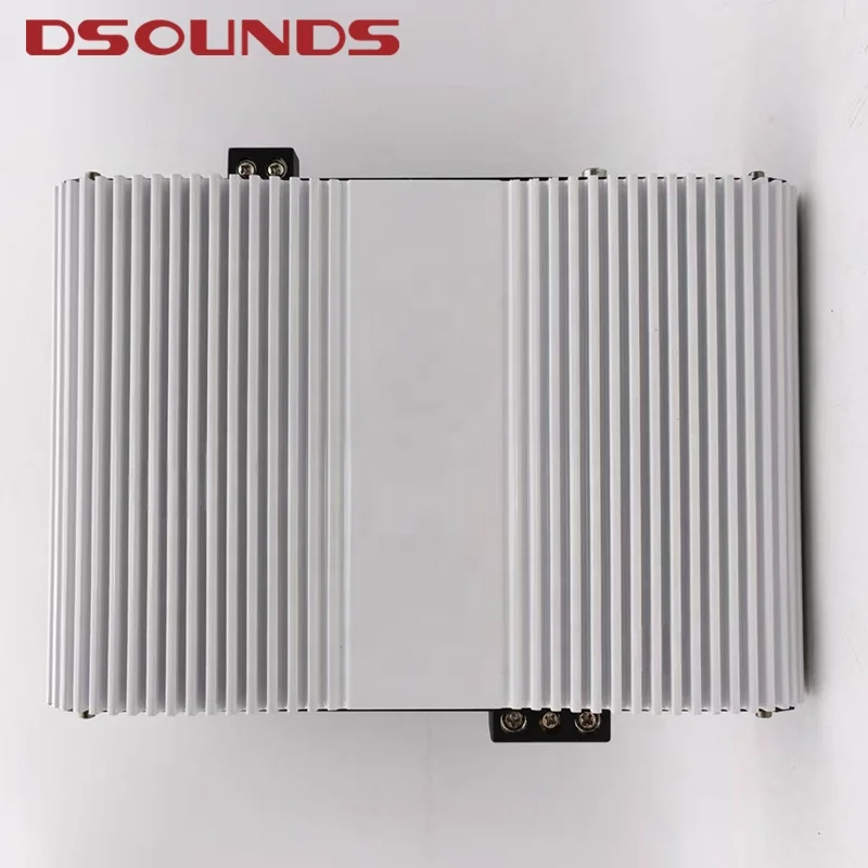 White Panel Car Amplifier Brazilian Style Car Amplifier with Full Range and Mini Volume Mono Block Car Amplifier for Car Audio