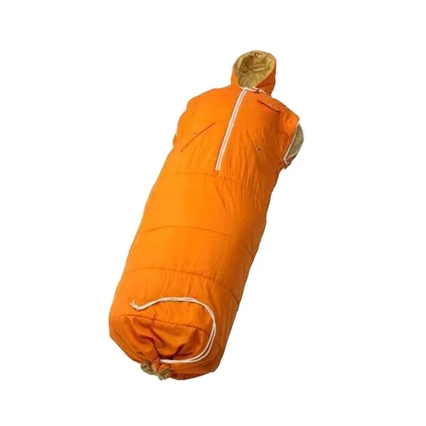 

Factory Wholesale Wearable Camping Travel Down Sleeping Bag with Waterproof Cover