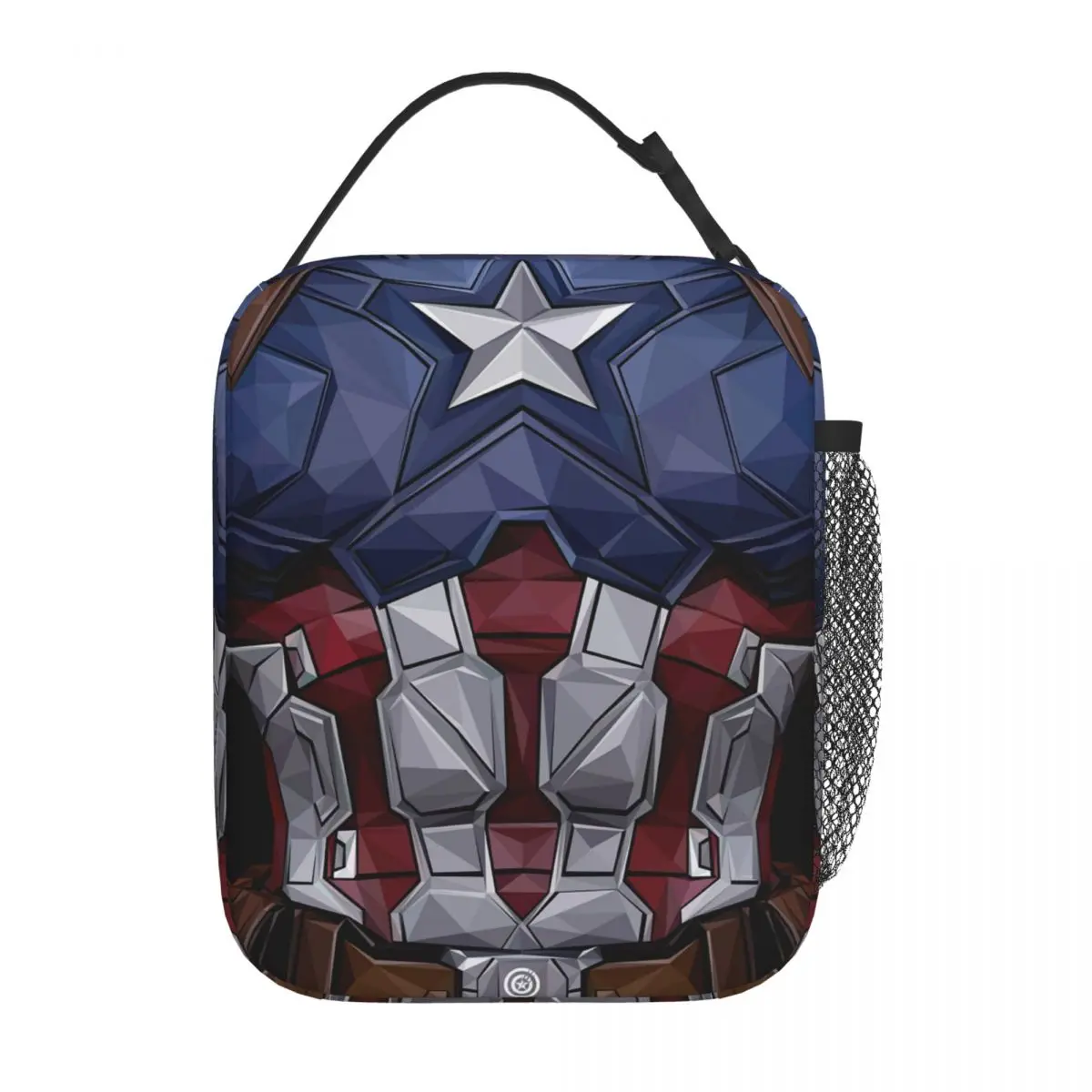 Captain America Lunch Bag for Women Cooler Thermal Insulated Bento Box Kids School Children Resuable Tote Bags
