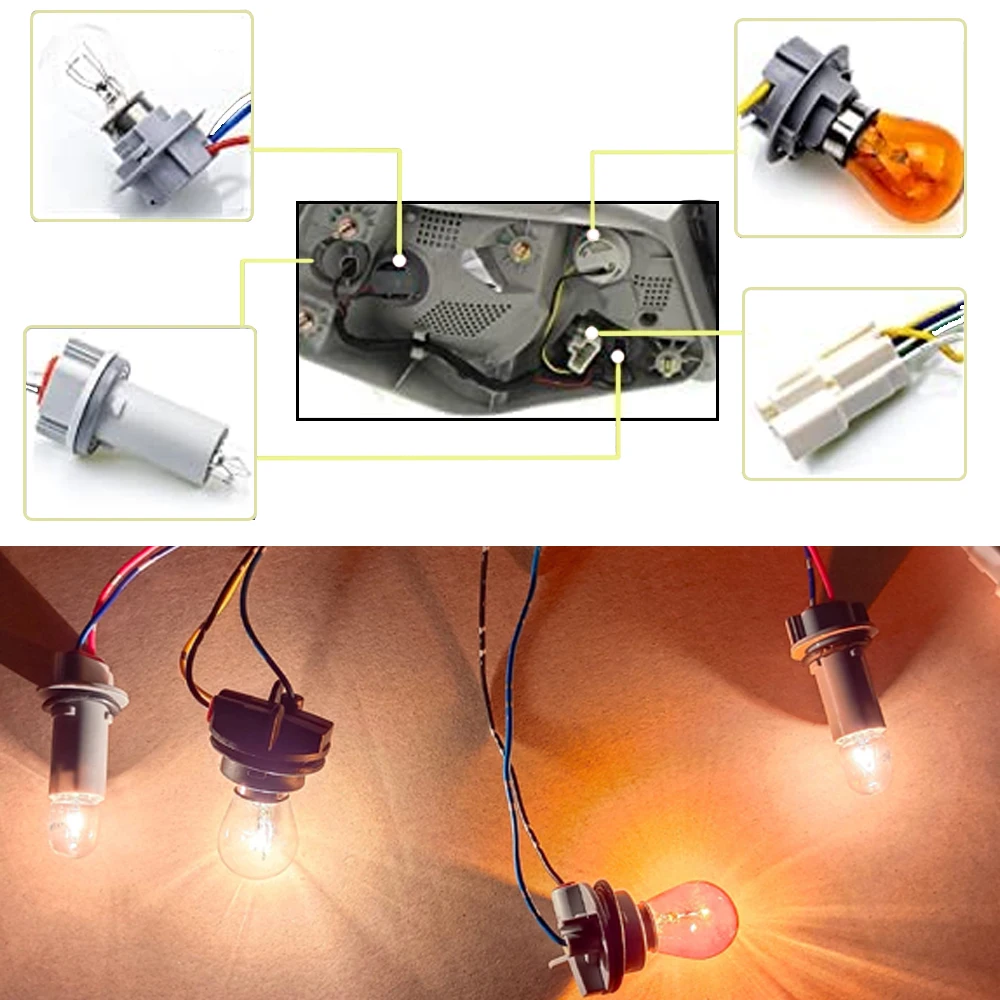92450-3Q000 Car Rear Taillight Lamp Socket & Wiring Harness Fit for Hyundai Sonata 2014 2013 2012 2011 - Image 6