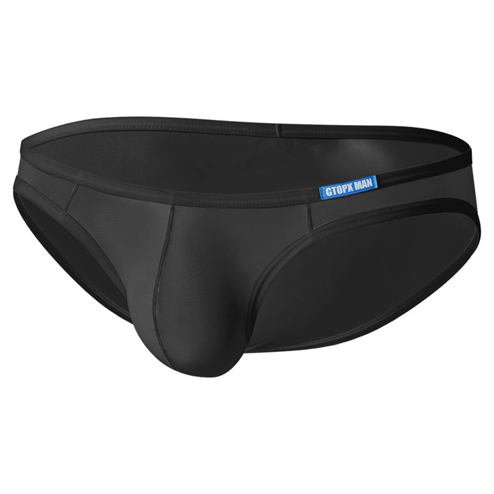 

Breathable Briefs Ice Silk Pouch Panties Sleep Night Night Sleep Wear Solid Color Style High Stretch Elasticity