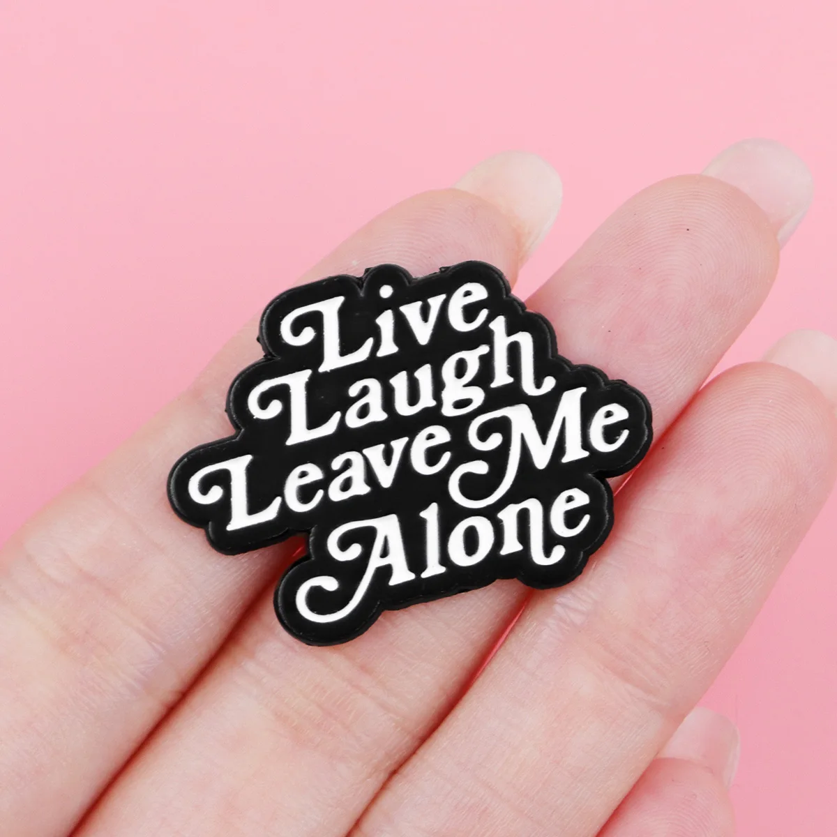 "DANGER：MOUTH OPERATES FASTER THAN BRAIN " Enamel Pin Self Deprecating Quote Brooch Pines Lapel Pins Badge Fashion Jewelry Gifts view 3