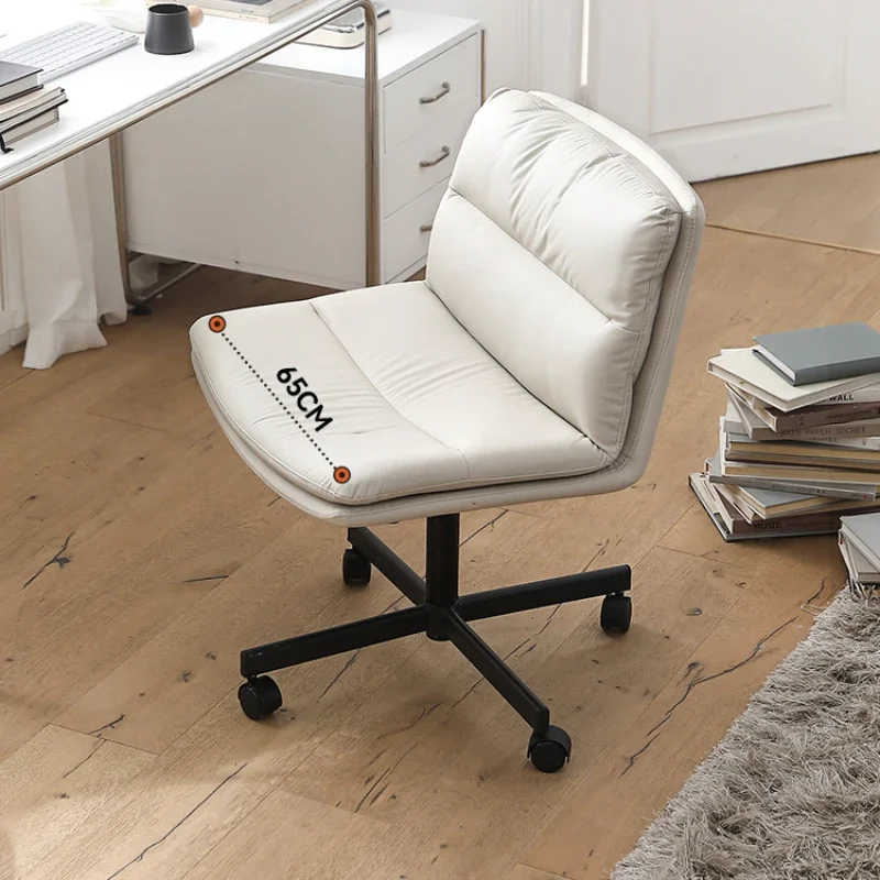 

Low Chair White Mesh Rotating Portable Folding Chairs Individual Armchair Office Desk Comfy Recliner Gamming Luxury Beauty Salon