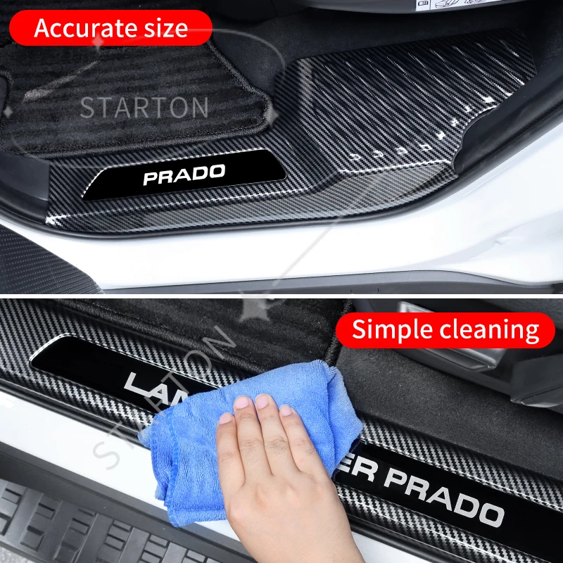 For Toyota Land Cruiser 250 Prado LC250 1958 First Edition Threshold Decoration Protection Cover,Interior Accessories
