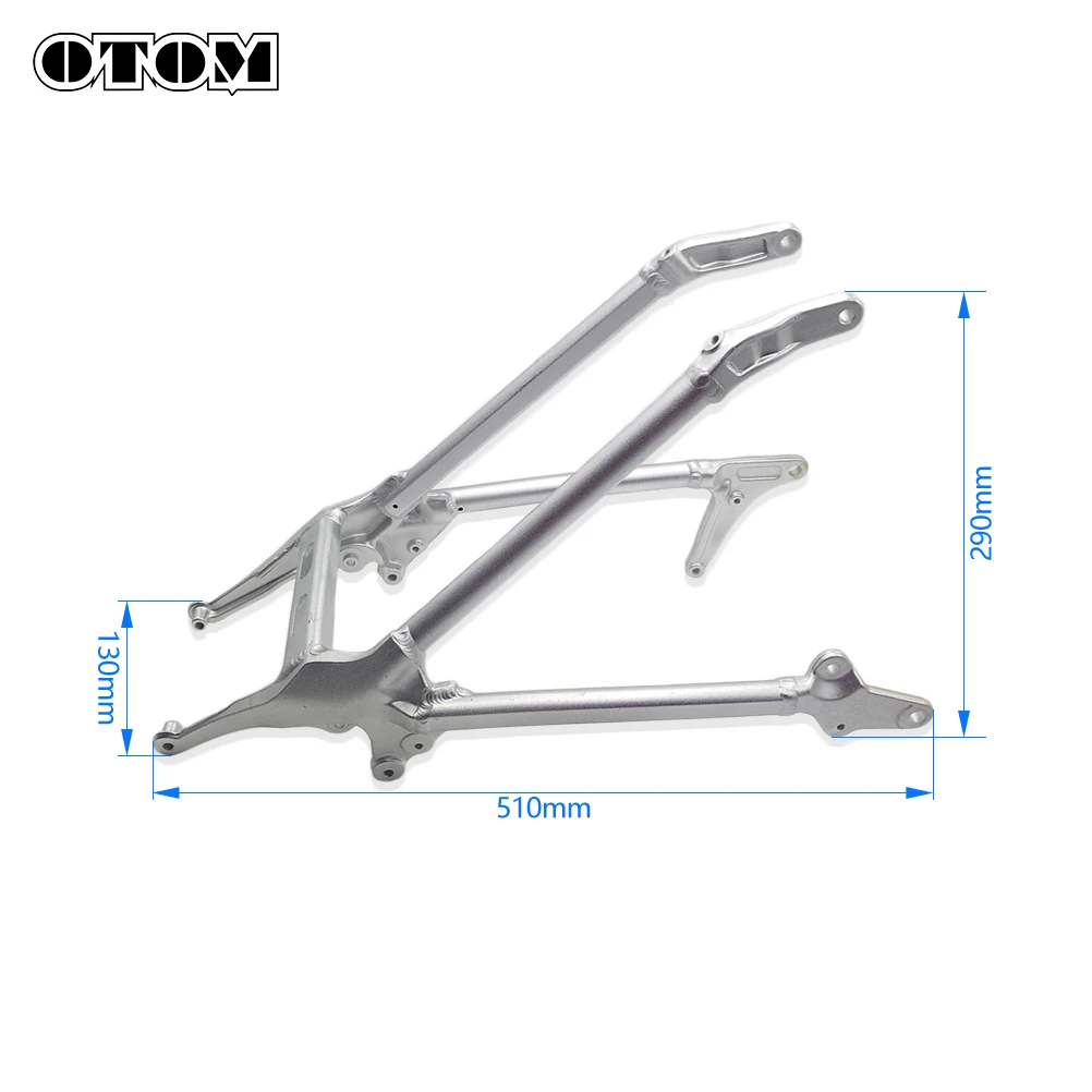 OTOM Motocross Subframe Auxiliary Frame Aluminum Rear Seat Support Tailstock Bracket Fixed For HONDA CRF250R 14-17 CRF450R 13-16