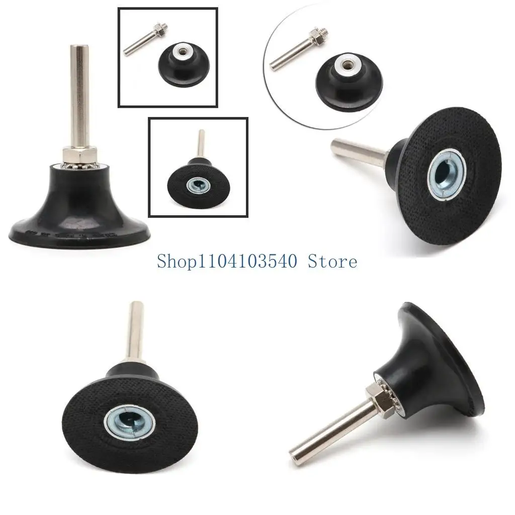 

02DC 2" Sanding Discs Holder & 1/4'' Shank For Rotary for 3M Roloc Discs Pad New