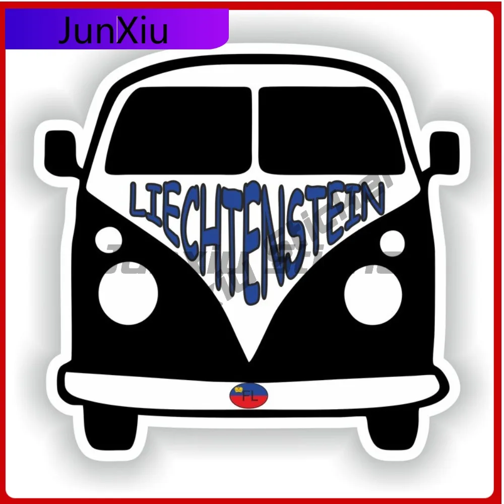 

Van LIECHTENSTEIN Sticker Funny Cool Creative Wall Laptop Scratch Cover Car Styling Vinyl Decal For Car Truck SUV Window Bumper
