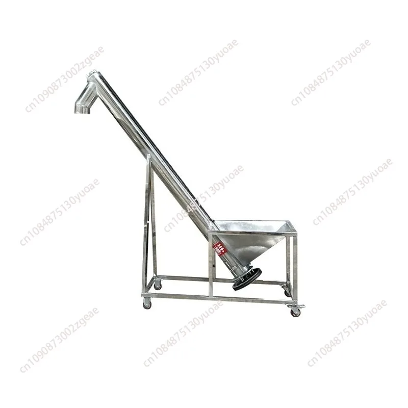Vertical Feeder Hoist Screw Feeding Rice Powder Granules Plastic Stainless Steel Screw Conveyor